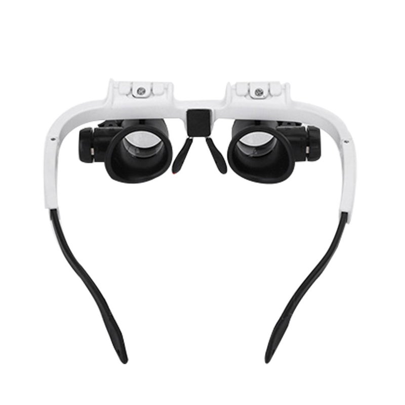 Clobeau Magnifying Glasses 8X 15X 23X Magnifier LED Headband Glass Eye Magnifying Repair Tool Watchmaking Coin Stamp Currency Book Errors Jewelry Necklace Magnifier Glasses Beading Biology Loupe Microscope - Image 5